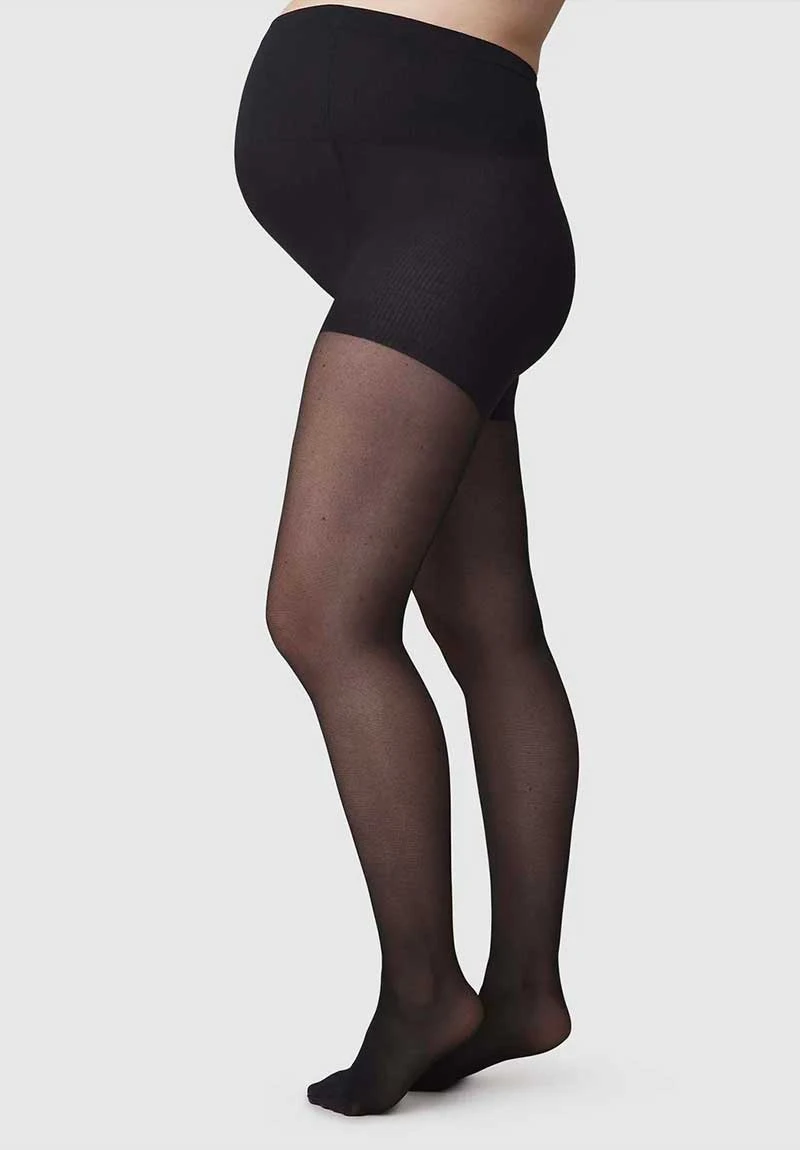 Swedish Stockings Collant Maternité AMANDA - 20 Deniers - Noir 3 Swedish Stockings Collant Maternité AMANDA - 20 Deniers - Noir