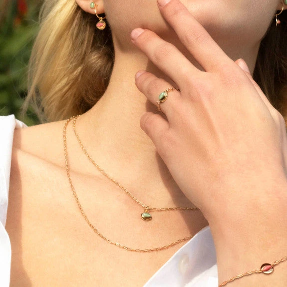 Collier KARMA - Avec Pierre Naturelle - Plusieurs Coloris 3 Collier KARMA - Avec Pierre Naturelle - Plusieurs Coloris