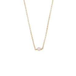 Collier Fin Doré Femme ESSENTIEL - Avec Pierre Naturelle Et Laiton Doré à L'or Fin 24 Carats -Clothing Discounts Store collier quartz rose essentiel centre AUESCLQR 1500x1500 1000x1000q90