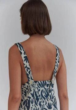 Combinaison Culotte ZONARIA - En Viscose Ecovero -Clothing Discounts Store combinaison culotte femme bleu