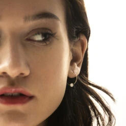 Créoles Fines Femme ESSENTIEL - En Pierre Naturelle Et Laiton Doré à L'or Fin 24 Carats -Clothing Discounts Store creoles quart rose essentiel AUESBOQR 1000x1000q90