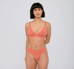 Culotte Coton Bio Pack De 2 - Plusieurs Coloris - Fabriquée En Turquie -Clothing Discounts Store culotte coton bio corail face