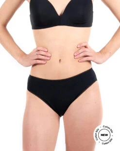 Culotte Menstruelle Classique - En Noir - En Coton Bio -Clothing Discounts Store culotte menstruelle classique noir11