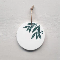 Décoration Murale En Céramique - Plusieurs Dessins - Fabriquée En France -Clothing Discounts Store decoration murale ceramique olivier vert