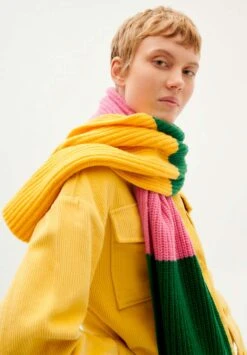 Thinking Mu Echarpe Oversize GHEDE - En Laine - Fabriquée En Espagne