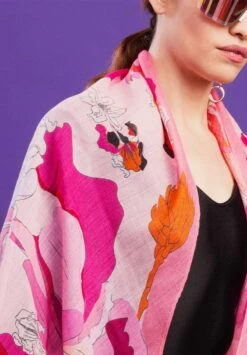 Foulard Laine - En Plusieurs Motifs - Triangle XXL -Clothing Discounts Store foulard laine virginie riou rose