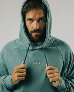 Brava Fabrics Hoodie Brodé JUNGLE - En Vert - En Coton Bio