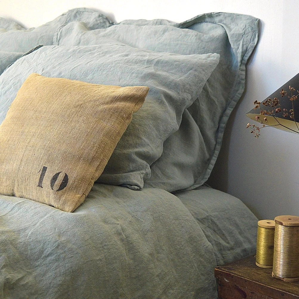 Housse De Couette Ficelle En Lin Français - 240x220 Ou 260x240 8 Housse De Couette Ficelle En Lin Français - 240x220 Ou 260x240 - Image 6
