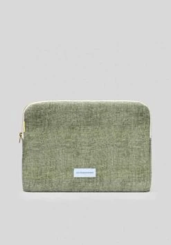 Housse D'ordinateur - Plusieurs Coloris - En Coton Bio -Clothing Discounts Store housse ordinateur les pensionnaires vert1