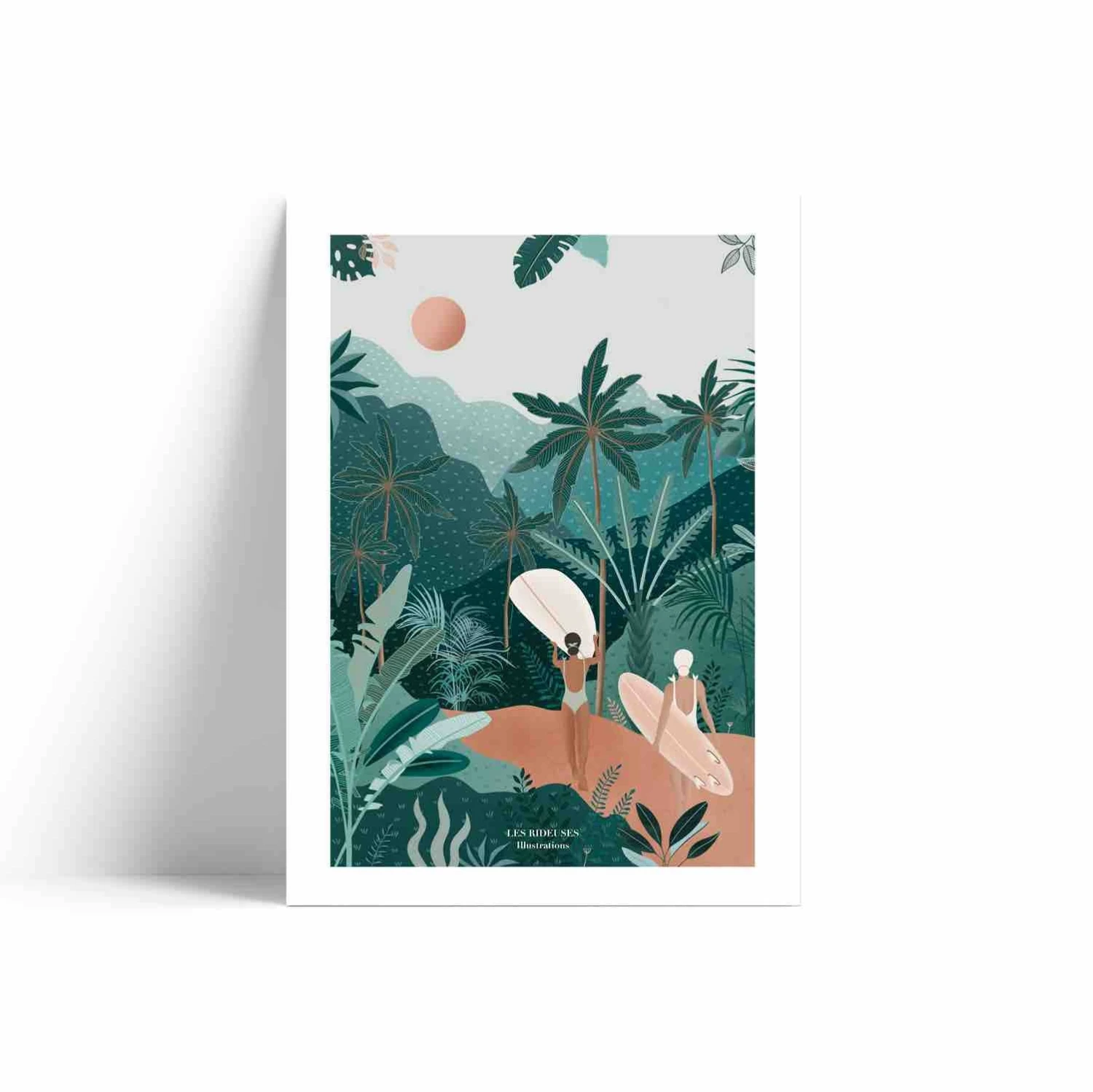 Illustration Jungle Vibes - En Papier Certifié FSC - Imprimée En France 3 Illustration Jungle Vibes - En Papier Certifié FSC - Imprimée En France
