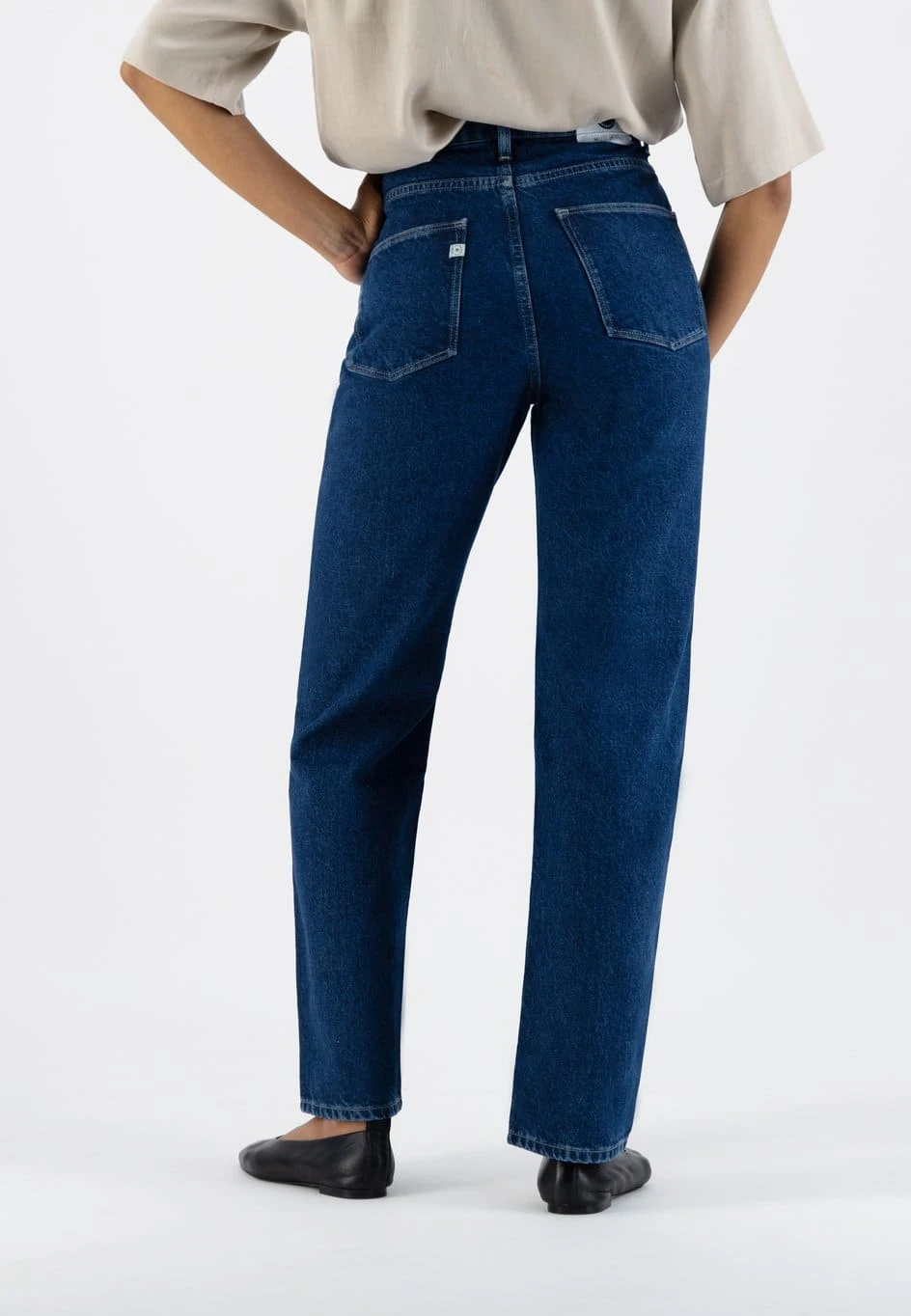 Jean Jambes Larges Femme RELAX ROSE - En Plusieurs Coloris - En Coton Bio Et Coton Recyclé 8 Jean Jambes Larges Femme RELAX ROSE - En Plusieurs Coloris - En Coton Bio Et Coton Recyclé - Image 6