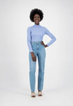 Jean Jambes Larges Femme RELAX ROSE - En Plusieurs Coloris - En Coton Bio Et Coton Recyclé