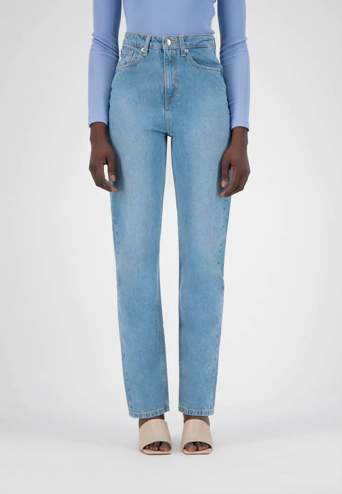 Jean Jambes Larges Femme RELAX ROSE - En Plusieurs Coloris - En Coton Bio Et Coton Recyclé 4 Jean Jambes Larges Femme RELAX ROSE - En Plusieurs Coloris - En Coton Bio Et Coton Recyclé - Image 2