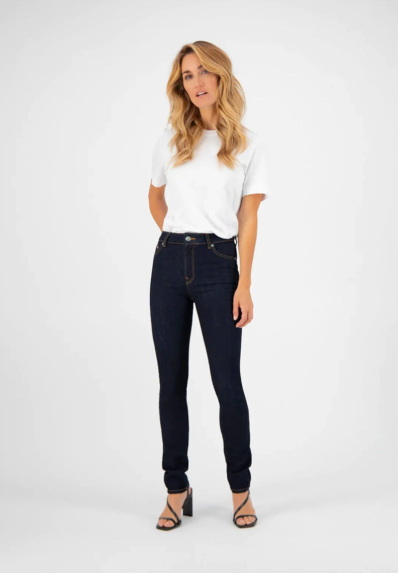 Jean Slim Taille Haute Femme REGULAR SWAN - En Coton Biologique 8 Jean Slim Taille Haute Femme REGULAR SWAN - En Coton Biologique - Image 6