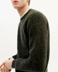 Thinking Mu Pull Homme ANTEROS - En Plusieurs Coloris - En Laine RWS -Clothing Discounts Store jersey anteros de punto verde1 oscuro