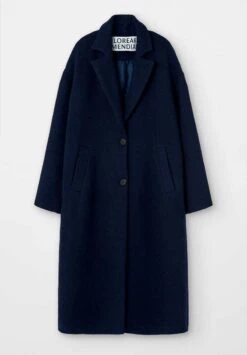 Manteau Long Femme KOKO - En Marine - En Laine 17 Manteau Long Femme KOKO - En Marine - En Laine -Clothing Discounts Store manteau long femme marine loreak jpeg