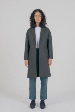 Manteau Long Oversize Mixte GENOA - En Plusieurs Coloris - En Laine Et Cachemire Recyclé -Clothing Discounts Store manteau long oversize genoa NOYOCO kaki femme