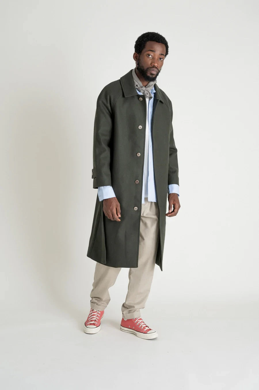 Manteau Oversize Mixte VERLAINE - En Plusieurs Coloris - En Laine Vierge 4 Manteau Oversize Mixte VERLAINE - En Plusieurs Coloris - En Laine Vierge - Image 2