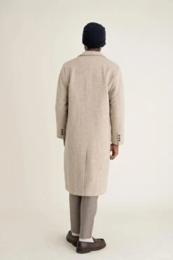 Manteau Oversize OSANA - Couleur Naturel - En Laine -Clothing Discounts Store manteau oversize mixte beige1 jpg