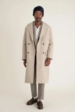 Manteau Oversize OSANA - Couleur Naturel - En Laine