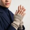 Rifo Mitaines En Cachemire TAMARA - Couleur Beige -Clothing Discounts Store mitaines en cachemire1