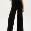 Thinking Mu Pantalon Cotelé DALIA - En Noir - En Tencel -Clothing Discounts Store pantalon ample fluide noir