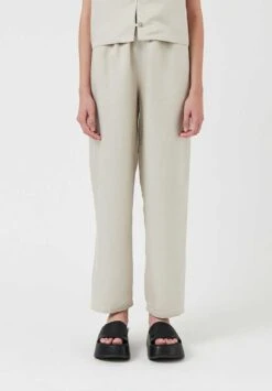 AMT Pantalon Tencel Femme Taille Elastiquée BAOBAB - En Plusieurs Coloris - En Lin Et Tencel