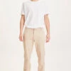 Pantalon Chino Droit Homme CHUCK - En Beige - En Coton Bio GOTS -Clothing Discounts Store pantalon chino droit homme chuck beige