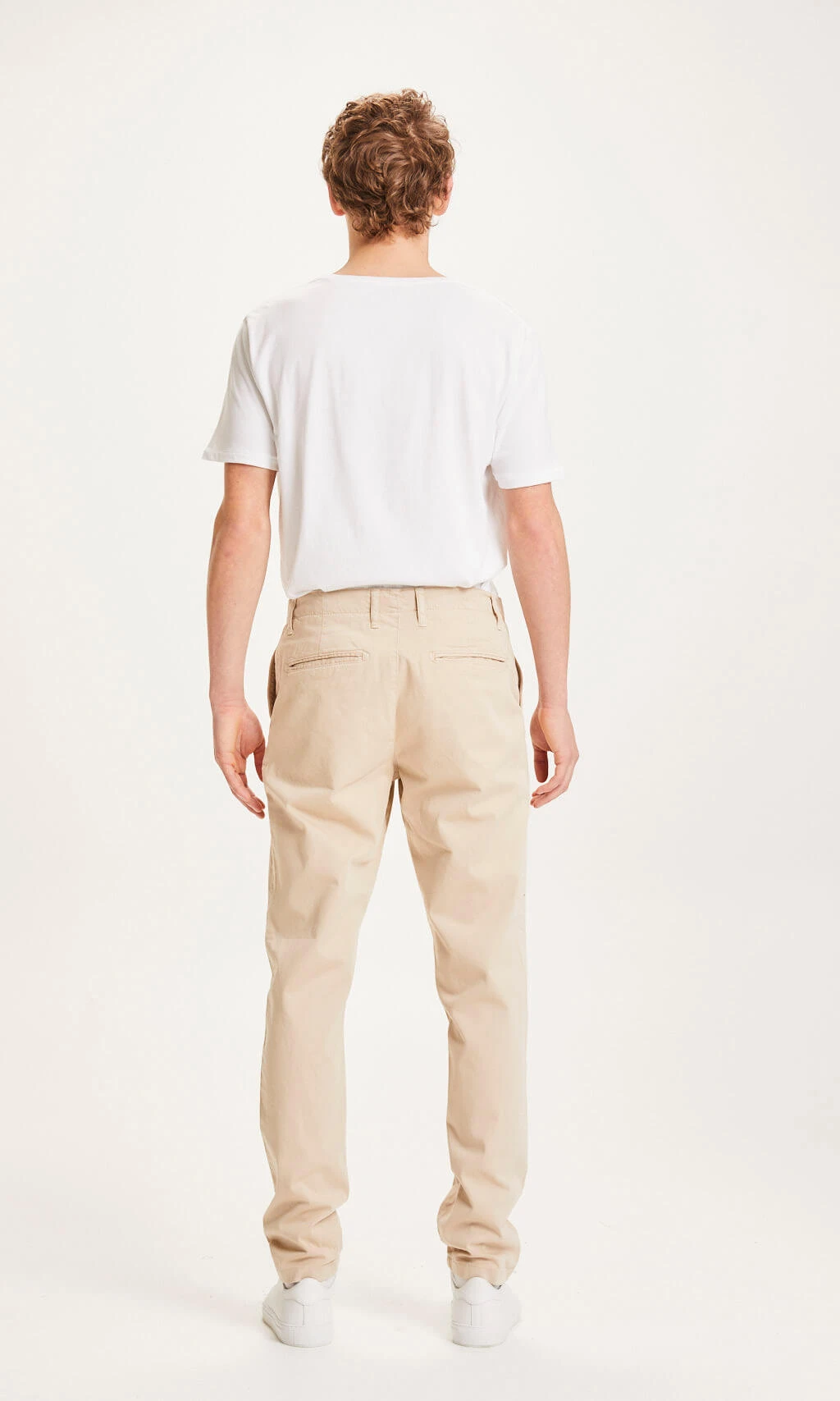 Pantalon Chino Droit Homme CHUCK - En Beige - En Coton Bio GOTS 4 Pantalon Chino Droit Homme CHUCK - En Beige - En Coton Bio GOTS - Image 2