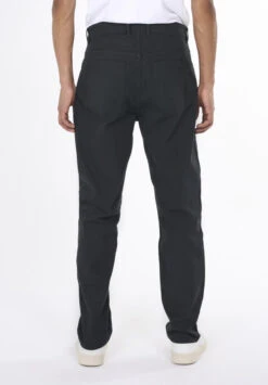 Pantalon Coupe Droite TIM - En Couleur Noir - En Coton Biologique 7 Pantalon Coupe Droite TIM - En Couleur Noir - En Coton Biologique -Clothing Discounts Store pantalon coupe droite noir homme