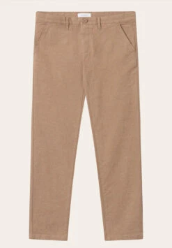 Pantalon En Flanelle Homme CHUCK - En Plusieurs Coloris - En Coton Biologique -Clothing Discounts Store pantalon en flannelle beige1