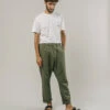 Brava Fabrics Pantalon Oversize Homme SAFARI - En Kaki - En Coton Bio Et En Lin 1 Brava Fabrics Pantalon Oversize Homme SAFARI - En Kaki - En Coton Bio Et En Lin -Clothing Discounts Store pantalon oversize homme safari brava fabrics kaki