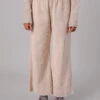 Brava Fabrics Pantalon Femme Velours Côtelé WIDE LEG - Couleur Beige - En Coton Biologique -Clothing Discounts Store pantalon velours cotele femme beige11