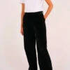 Pantalon Ample En Velours POSEY LOOSE CORDUROY - En Plusieurs Coloris -Clothing Discounts Store pantalon velours femme noir1