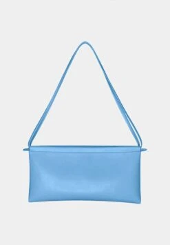 Pochette Vegan Femme BAGUETTE - En Plusieurs Coloris - En Cuir Vegan -Clothing Discounts Store pochette vegan femme bleu ciel1