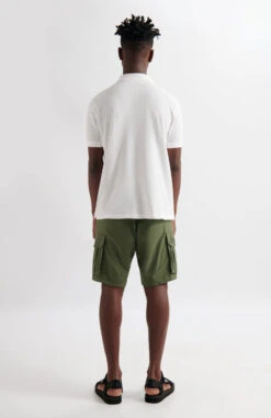 Polo Coton Bio Homme KULTUR - En Blanc - En Coton Bio Et Coton Recyclé -Clothing Discounts Store polo coton bio blanc kultur coton recycle dos