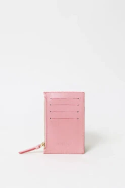 Porte-carte Minimaliste EASY - En Plusieurs Coloris - En Cuir -Clothing Discounts Store porte carte minimaliste rose jpg