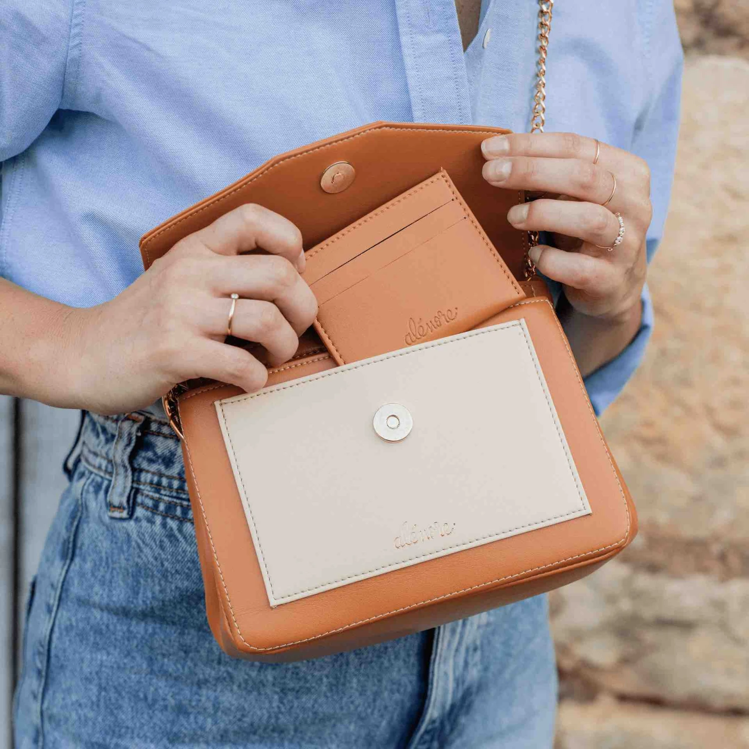 Porte Cartes Vegan PAVOT Mixte- En Plusieurs Coloris - En Toile Végétale 3 Porte Cartes Vegan PAVOT Mixte- En Plusieurs Coloris - En Toile Végétale