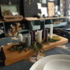 Porte Chandelles - En Bois - Fabriqué Au Portugal