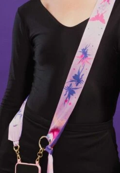 Porte Téléphone Bandoulière - Plusieurs Motifs - Polyester Recyclé -Clothing Discounts Store porte telephone bandouliere viriginie riou violet12