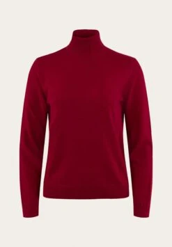 Pull à Col Roulé LAMBSWOOL - En Plusieurs Coloris - En Laine Bio 11 Pull à Col Roulé LAMBSWOOL - En Plusieurs Coloris - En Laine Bio -Clothing Discounts Store pull a col roule femme knowledge2 rouge jpeg