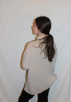 Pull Col Cheminé DOUCEUR - En Plusieurs Coloris - En Laine -Clothing Discounts Store pull col chemine douceur beige11