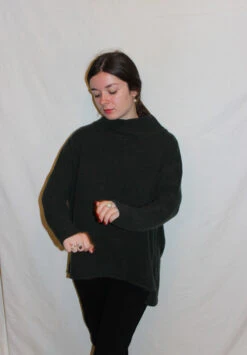 Pull Col Cheminé DOUCEUR - En Plusieurs Coloris - En Laine -Clothing Discounts Store pull col chemine douceur olive