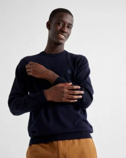 Thinking Mu Pull Col RondHomme ORLANDO - En Plusieurs Coloris - En Coton Biologique Et Recyclé