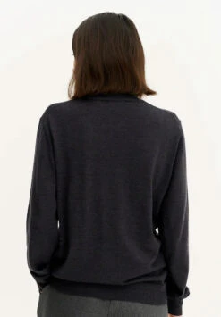 Pull Col Roulé Fin Unisexe BERGEN - En Laine Mérinos - Couleur Anthracite -Clothing Discounts Store pull col roule fin unisexe1 2c47ae4a 30dc 414d a2dd 406867bda8a1