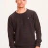 Pull En Coton Bio Homme FIELD - En Noir - Fabriqué En Turquie -Clothing Discounts Store pull en coton bio homme field noir