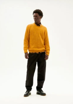 Thinking Mu Pull En Maille Homme JUILO - En Matières Recyclés - Couleur Moutarde 9 Thinking Mu Pull En Maille Homme JUILO - En Matières Recyclés - Couleur Moutarde -Clothing Discounts Store pull en maille homme3