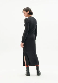 Thinking Mu Robe Longue Manches Longues GINA - En Coton Biologique 15 Thinking Mu Robe Longue Manches Longues GINA - En Coton Biologique -Clothing Discounts Store robe longue manches longues noir