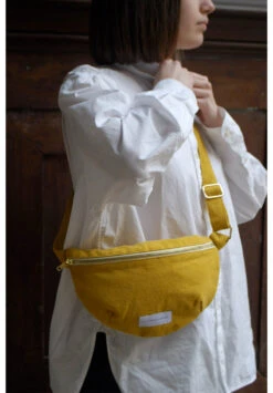 Banane Sac Femme LUCILE - En Plusieurs Coloris -Clothing Discounts Store sac banane femme jaune1