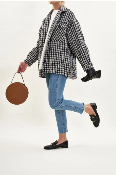 Sac Rond à Bandoulière Femme ANNE - Couleur Camel - En Cuir 5 Sac Rond à Bandoulière Femme ANNE - Couleur Camel - En Cuir - Image 3